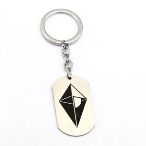 Anahtarlıklar No Man's Sky Keychain Mans Mans Dog Tag Anahtar Yüzük Tutucu Chaveiro Oyun Zinciri Kolye Erkek Hediye Takı YS102183229F