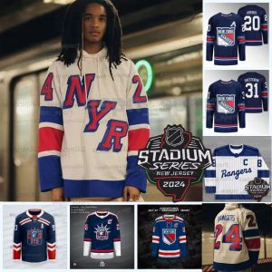 New York 2024 Stadium Series Hockey Jersey''nHl''Rangers Adam Fox Igor Shesterkin Chris Kreider Mika Zibanejad Barclay Goodrow Artemi Panarin Blake Wheeler Quic