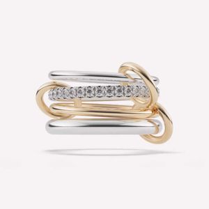 Spinelli Ringe Nimbus SG Gris ähnlicher Designer Neu in Luxus feiner Schmuck X Hoorsenbuhs Mikrodame Stack Ring