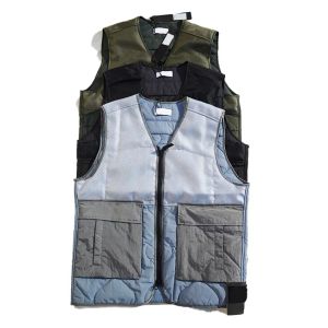 Herren Damen Westen Leder Windjacken Mode Prägung Weste für Damen Herren Stilvolle taktische Westen Klassische Kontrastmuster Oberbekleidung topstoney PJ018