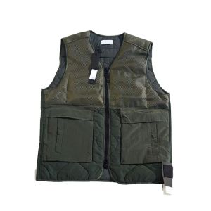 Men Vest designer Topstoney Outerwear Coats Summer Outdoor Leisure Multi Pocket Versatile Thin Sweetheart V-Neck Vests Fashion Coat Unisex Vests PJ028