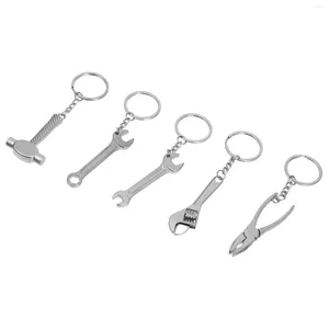 Keychains 5st Tool Modeling Key Pendant Intressant hängande innehavare presentkedja