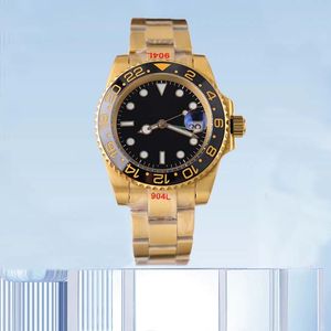 Top-Luxus-Menes-Uhrenserie, schwarzes 40-mm-Zifferblatt, automatisches mechanisches Uhrwerk, 904L-Edelstahl, Markendesigneruhren von höchster Qualität, neues Design, montre luxe
