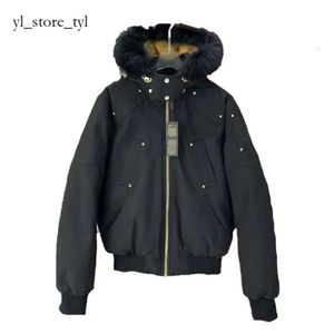 Mooses Knuckle Mooses Knuckle Daunenjacke für Herren, Designer-Daunenjacke, Winterjacken, Windjacke für Herren und Damen, modische Thermo-Jacke von Mooses White Fox Down 725