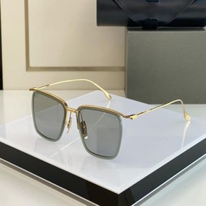 Ett DITA -schema One Top High Quality Solglasögon för män Retro Luxury Brand Designer Women Solglasögon Punk Fashion Design 235U