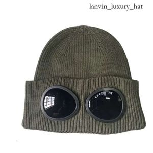 CP Beanie Caps Men's Luxury Designer Stones Island Ribbed Knit Lens Hats女性用エクストラファインメリノウールGoggle Beanie WebサイトバージョンCP Companies Cap 5437