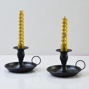 Candle Holders Romantic Modern Metal Holder Iron Candleholder Candlestick For Wedding Decoration Bar Party Living Room Home Decor