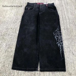China-chique High Street Hip Hop Ins Jeans Impressos Outono Nova Marca de Moda Rua Casual Solta Calças Versáteis