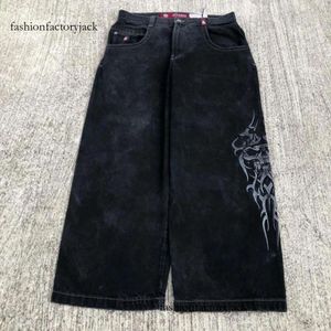 China-chic High Street Hip Hop Ins Gedruckt Jeans Herbst Neue Mode Marke Straße Casual Lose Vielseitige Hosen