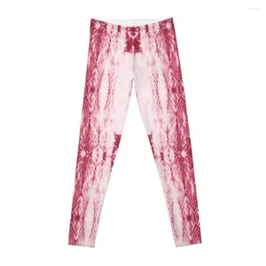 Active Pants Abstract Texture Viva Magenta Shibori Leggings Sportswear Women Gym Leginsy Push Up Legings For Fitness Leggings?Women