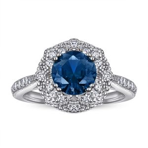 925 Sterling Silver Micro-Set Colored Gemstone Zircon Blue Green Gemstone Fashion Ring High Quality Luxury Ring