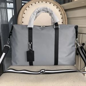 Duffel Bags Nylon Pano Portátil Saco de Viagem Masculino Impermeável Design Exclusivo de Alta Capacidade e Textura Confortável