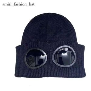 CP Beanie Cap Men's Luxury Designer Stones Island Ribbed Knit Lens Hats Women's Extra Fine Merino Wool Goggle Beanie Official Website Version Cp Companys Caps 939