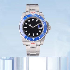 Relógios automáticos masculinos relojes 40mm relógios de pulso safira relógio luminoso montre de luxe com caixa Requintado homens de negócios pulseira de aço inoxidável máquinas esporte relógio