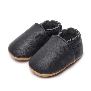 Scarpe da bambino unisex morbide in vera pelle, tutti i tipi di mocassini colorati, slip on infant 240126