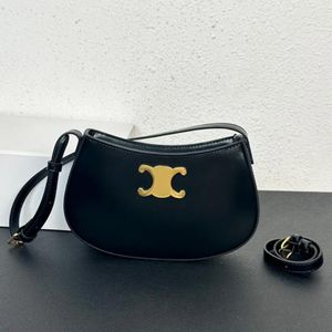 CE مصمم جديد Tilly Underarm Cowwhide Retro Crossbody Half Round Saddle Triumphal Tofu Bag