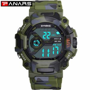 Panars Mash Men Digital Watch Waterproof Outdoor Sport Sports Sport zegarek na rękę LED LED Elektroniczny zegar dla Men2356