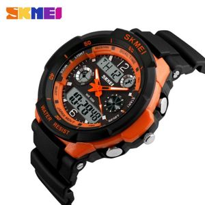 SKMEI Luksusowa marka zegarków sportowych odpornych na wstrząsy Led Watch Watch Wojsko cyfrowe kwarcowe zegarek Relogio Masculino 0931280c