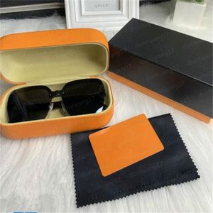 Designer-Sonnenbrillen, klassisch, orange, Halbrahmen, modische Sonnenbrillen, Herren, Damen, Luxusbrille, Sommer, Outdoor, Fahren, UV400, hohe Qualität305Q