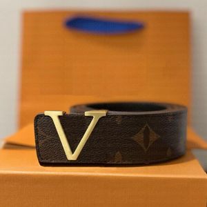 Big buckle genuine leather belt with box designer men women high-quality mens Fashion belts Width 38mm AAA778 fashionbelt006240s