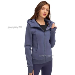 LULUS YOGA WOMENS DEFINE DEFINE YOGA HOODOIWORKOUT SPORT COAT SCUBA FIESSジャケットハイストリートスポーツクイックドライアクティブウェアトップソリッドジップアップA39NCCSB