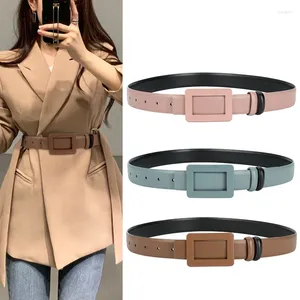 Belts Fashion Alloy Women Genuine Leather Ladies Dress Girdlestrap Retro Tight Waist Large Size Waistbands Cinto Feminino