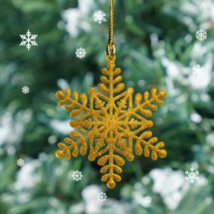 Decorazioni natalizie Mini palline Maiale Ornamento per auto Set di ornamenti per albero di Natale Decorazioni in metallo Cristalli appesi Tenda lunga ghirlanda di cristallo