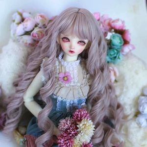 BJD Dolls درجة حرارة عالية طويلة مجعد 13 14 16 دمية جودة الشعر muti الملحقات اليدوية المصنوعة يدويا الفتيات 240122