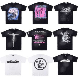 Hellstar 24ss Designer-T-Shirts für Herren und Damen, Hip-Hop-Trend. Neues trendiges HELLSTAR STUDIOS Rundhals-Kurzarm-T-Shirt für Herren und Damen 663989