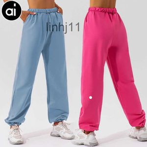 Mens Hoodies Moletons Al Sweatpants Cintura Solta Comprimento Total Calças Esportivas Mulheres Street Dance Casual Cordão Oversized Gym Lantern Studiotostreet