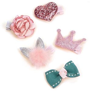 Dog Apparel Small Hair Clips Varies Patterns Fashionable Cute Safe Portable Cat Grooming For Accessories