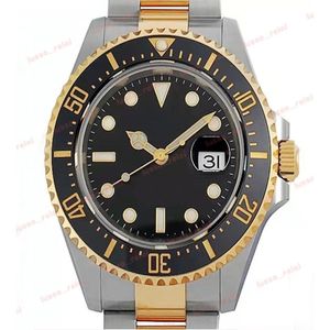 Mens Watch Men Ceramic Bezel Sapphire Cystal Glide Clasp Gold Stainless Steel Automatic Mechanical Movement Watches Wristwat177g