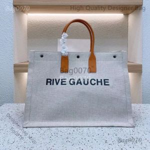 designer bag tote bag Rive Gauche Tote Shopping Bag Handbag Top Linen Big Beach Bag Designer Travel Crossbody Bag Shoulder Bag Purse Wholesale Classic