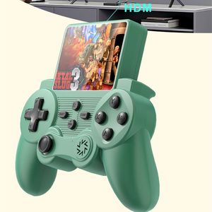 Console per videogiochi portatili Joystick Gamepad di alta qualità Console per videogiochi portatili incorporati 520 giochi Lettore di giochi retrò Console da gioco Gamepad a due ruoli Regalo di compleanno per bambini e adulti