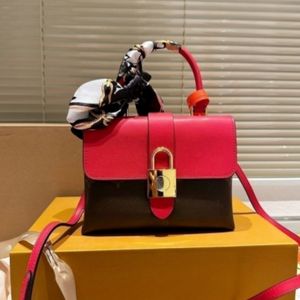 BB Lock Designer Chain Crossbody حقيبة اليد الكاميرا MINI 10A جلدية أصلية من أجل أكياس الكتف أكياس زهرة