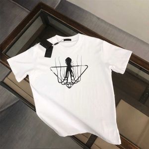 Designer men's T-shirt high quality new classic print casual fashion upscale 100% cotton breathable shirt street sleeve shirt large Asian size M-3XL