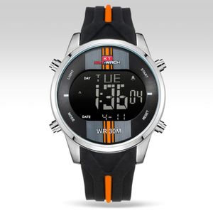 Cwp 2021 kt716 marca de moda relógios masculino esportes à prova dwaterproof água led digital quartzo militar relógio pulso relogio masculino218g