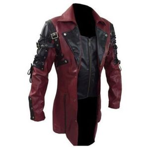 New Fashion Casual Coat For Spring And Autumn Seasons, European And American Men's Motorcycle Large Leather Jacket, Men's Wear