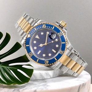 Grande Relógio Mecânico Automático Preto Dial Sapphire Vidro Mens Relógios 40mm Famoso Relógio De Aço Inoxidável De Luxo Homem Relógio De Pulso De Alta Qualidade Para Homens Relógios De Designer