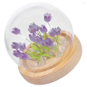 Luzes noturnas 1 conjunto de luz de tulipa DIY materiais lâmpada decoração kit de artesanato