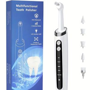 Ljus ditt leende direkt: Elektrisk tandpolers hushållens tandkalkylborttagningssats