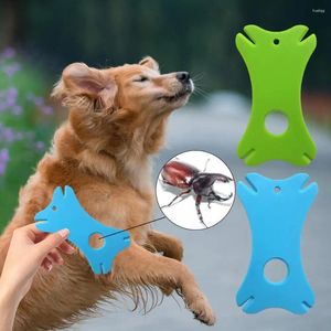Dog Apparel Tick Removal Kit Remover Card Durable Tool With Magnifying Glass Easy-to-use For Pets Effective