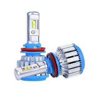 Faróis de carro T1 LED Farol H1 H7 H3 H4 Alto Baixo Feixe BBS Lâmpada Modificada H8 / 9/11 Drop Delivery Mobiles Motocicletas Peças L DHYF1