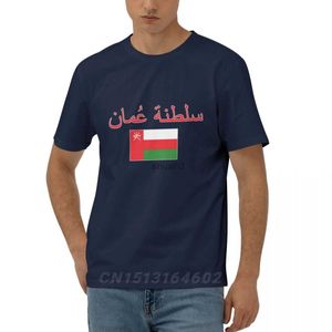 Мужские футболки 100% хлопок Флаг Омана с буквенным дизайном Футболки с короткими рукавами Мужчины Женщины Одежда унисекс Футболки Топы Футболки 5XL