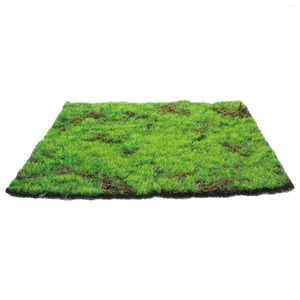 Dekorativa blommor Simulerad Moss Lawn Micro Scene Layout Prop Artificial for Landscaping Grass Mat Fake Turf