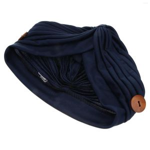 BERETS CURLY HAIR TOPPERSレディースハットボタンラップ化学療法キャップポリエステル女性ミス