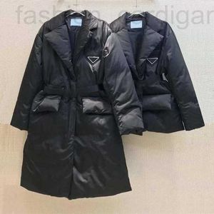 Designer feminino para baixo parkas longo feminino casaco inverno grosso algodão bolsos jaqueta das mulheres outwear budge quente puffer casacos mais 3upm