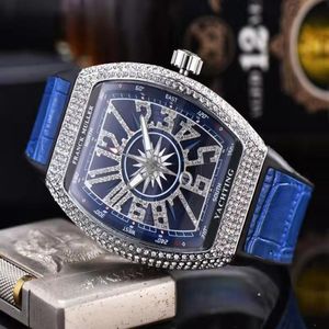 Zegarek mężczyzn 42 mm skórzany designerski designerski zegarki dla kobiet zegar Masculino luksusowy zegarek bime mężczyzn ோ