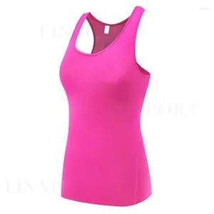 Camisas ativas femininas colete de treinamento de peso ciclismo singlet jogging roupas esportivas de alta elasticidade respirável regata yoga sem mangas