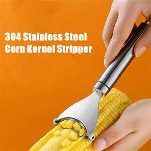 Mini Corn Kernel Stripper 304 Stainless Steel Corns Thresher Kernels Peeler Corn Cob Sheller Metal Tool Kitchen Gadget Wholesale MHY038
